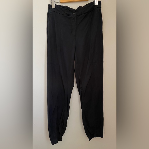 Lululemon Dynamic Days Pant *Cupro Modal Black Size 8 Lightweight Athleisure - Picture 2 of 12